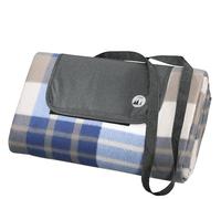 Cilio Manta de Picnic de 200 x 200 cm de Forro Polar, Parte Inferior Impermeable, Manta de Playa con asa práctica