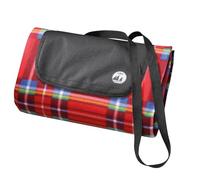 Cilio Picknick-Decke Weekend rot-kariert