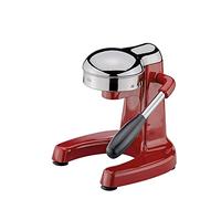cilio Positano - Exprimidor con cono de acero inoxidable, color rojo | Prensa de palanca de calidad profesional, 4 ventosas, mecanismo de palanca de ahorro de energía, para cocina y restauración