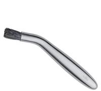 cilio Stilo - Pincel curvado (16 cm, acero inoxidable, cerdas naturales)