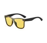 CILKSXWQ Polarized sunglasses, driving night vision glasses, integrated goggles(3019blackframenightvisionfilm)