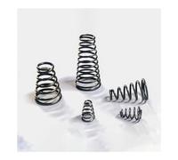 Cilky Muelles de torre de resorte de presión cónico, resorte de compresión de cono cónico, resorte de presión de acero/acero inoxidable, 10 Uds. Compresión de resortes pequeños ( Size : 10pcs 0.8*8-16