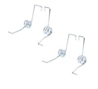 Cilky Resorte de torsión de 2,5 mm de mayor durabilidad (1/2/5 pares, 2 unidades) - Repuesto de resorte de retorno para pedal de cubo de trapeador giratorio Compresión de resortes pequeños(Left*2pcs+R