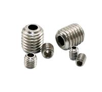 Cilky Tornillos metálicos 1/2 Piezas de Acero Inoxidable 304 M5 M6 M8 M10 con Orificio Hueco para Salida de Aire, Tornillo de fijación de Perno sin Cabeza Plana con Cabeza Hexagonal(50mm,1pc M8)