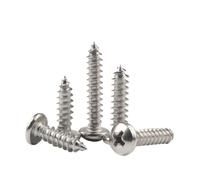 Cilky Tornillos metálicos 100 Piezas/Lote Tornillo de Rosca de Acero Inoxidable 304 con Cabeza Redonda empotrada en Cruz M1 M1.2 M1.4 M1.5 M1.7 M1.8 M2 M2.2 M2.3 M2.5 M2.6(6mm x100pcs,M1.4)