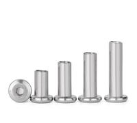 Cilky Tornillos metálicos 5 uds Tornillo de Varilla Hembra M5 Perno Hexagonal 304 Tornillos de Acero Inoxidable Longitud 8-50mm(M5*12)