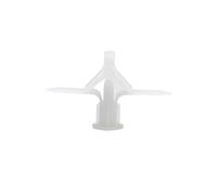 Cilky Tornillos metálicos Kit de Anclajes de expansión de plástico para Paneles de Yeso (15-50 Piezas) con Tornillos M8*38 M8*50, autoperforantes, para Pared y hogar.(White Single 50pcs,38MM_M8)