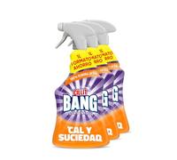 Cillit Bang Cal y Suciedad, potente limpiador baño, cocina, formato spray - Pack de 3 x 1 L, total 3 L