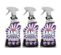 Cillit Bang Expert Manchas de Humedad y Suciedad Pistola pulverizadora 750ml (Pack 3 unidades) - Potente limpiador en spray, delicado con las superficies, Óptimo para juntas negras de paredes y