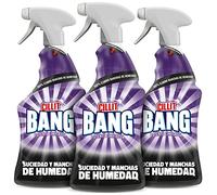 Cillit Bang Manchas de Humedad y Suciedad, potente limpiador juntas negras, baño, cocina, formato spray - Pack de 3 x 750 ml, total 2.25 L