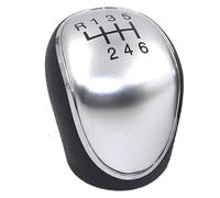 Ciloc Funda Pomo cambios marcha Para M&ITSUBISHI Para Outlander II 2007-2012 Perilla Cambio Marchas Manual 6 Velocidades Cubierta Palanca Cambios Palanca Cambios Balonmano(Plata)