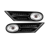 Ciloc Para BMW Para COOPER R56 R57 Par Luces Posición Lateral Señal Giro Coche Lámpara Intermitente Indicadoras Repetición Cubierta Faro 63137260202 Luz Intermitente Retrovisor Lateral(Claro)