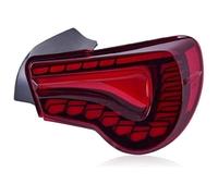 Ciloc Para Subaru Para BRZ Luz Trasera Coche Lado Izquierdo Derecho Freno Lámpara Marcha Atrás Giro Dinámico Luces Traseras Señal Luz Intermitente Retrovisor Lateral(rojo)