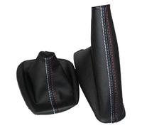 Ciloc Pomo Palanca De Cambios Para BMW Serie 3 E36 E46 Y M3 Palanca De Cambios Manual Con Fuelle Pomo Cuero Negro Diseño Coche Incluye Funda Protectora(A-set)