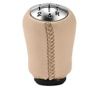 Ciloc Pomo Palanca De Cambios Para CLIO Para MK3 3 Para MEGANE Para MK2 Para Kangoo Para SCENIC Perilla De Cambio Marchas 5 Velocidades Palanca Cambios Manual Automática(Beige)