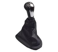 Ciloc Pomo Palanca De Cambios Para Matiz Para Spark M300 2009-2016 Pomo De Palanca Cambios 5 Velocidades Con Funda Protectora(Chrome 5 With Boot)