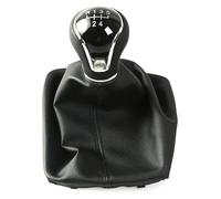 Ciloc Pomo Palanca De Cambios Para Seat Para León III MK3 2012-2020 Volante A La Izquierda Con Funda Protectora Pomo De Palanca Cambios 5/6 Velocidades(5 Speed Black)