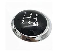 Ciloc Pomo Palanca De Cambios Para TOYOTA Para Corolla Para RAV4 Para AVENSIS Para YARIS Para D4D Para URBAN Pomo De Cambio Marchas Para Coche Pomos Emblema Insignia Palanca(5 Speed Black)