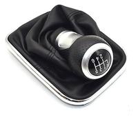 Ciloc Pomo Palanca De Cambios Para VW Para Golf 4 MK4 Para GTI R32 Para Bora Para Jetta 1999-2004 Pomo De Palanca Cambios 5/6 Velocidades Funda Protectora(Silver 6 Speed)