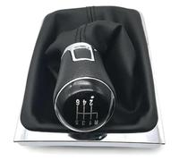 Ciloc Pomo Palanca De Cambios Para VW Para Passat B7 2011 2012 2013 2014 2015 5/6 Velocidades Con Funda Cuero Negro 3AA711113A Perilla De Cambio Marchas(6speed)