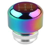 Ciloc Pomo Palanca De Cambios Perillas De Cambio Coche Universales Aleación Aluminio Ajustables Manuales Retráctiles (plateadas)(Multicolour)