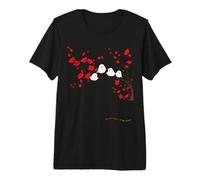 Cimaenaga | Ciruela, Flor de Ciruela, Flor de Ciruela, floración Completa, Hermoso Paisaje de Japón, pájaro Blanco en Hokkaido Camiseta Premium