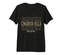Cimarron Hills Colorado Vintage Camiseta Premium