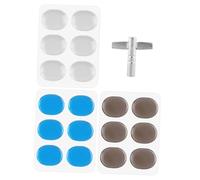 CIMAXIC 1 Juego Amortiguadores De Silicona Para Tambor Trampa Pad De Batería Pad De Práctica De Batería Adulto Llave Tímpanos Tambor Mudo Accesorios De Tambor Pads De Batería Gel De Sílice