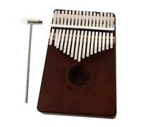 CIMAXIC 1 Juego Kalimba De 17 Teclas Que Lleva Principiante Kalimba Piano De Dedo Delicado Casa Kalimba Pequeño Instrumento Musical Principiantes Kalimba Mini Piano Kalimba Coffee Caoba