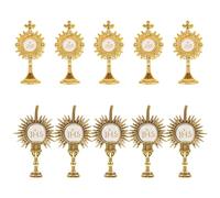 CIMAXIC 10 piezas de prendedores de solapa para Comunión, prendedores católicos de custodia del Santísimo Sacramento de Jesús, obsequio religioso cristiano para la Comunión, Bautismo y ministro