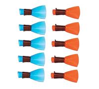 CIMAXIC 10 Piezas Silbato Suona Pegatinas Caña De Oboe Caña De Saxo Alto Cañas Para Clarinete Accesorios Para Instrumentos Sencillos Armadura Tuerca De Banjo Junco Saxófono El Plastico