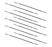 CIMAXIC 10 Uds 4/4-3/4 Viola Tailgut Tail Gut Antideslizante Alambre De Metal Accesorios De Repuesto Cuerdas De De Alambre Accesorios De Viola