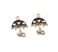 CIMAXIC 10piezas Aleación Forma Paraguas Colgante Pulsera Collar Accesorios Diy