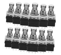 CIMAXIC 12piezas Guitarra Eléctrica Pedal Musical Pedales Metálicos De Pedal Botones De Herramientas De Guitarra