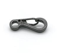 CIMAXIC 15 Mosquetones Mini de Aleación de Aluminio para Equipo de Supervivencia y Camping, Gancho de Bloqueo Resistente sin Bordes Afilados para Cuerda de Paracaídas y Color Aleatorio