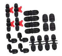 CIMAXIC 1Juego Conector de Manguera de Goteo Accesorios para Riego por Goteo Sistema de Riego de Usar Compatible con Mangueras de Jardín y Duradera