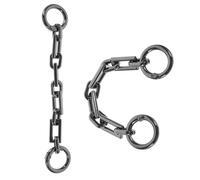 CIMAXIC 2 extensores de bolso: Correa de cadena negra para bolso - Correas de cadena de 5.5 pulgadas para de mano, asas de metal para de hombro, asas de repuesto para de mano para mujer