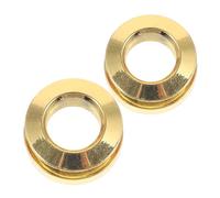 CIMAXIC 2 Piezas De Corriente De Guitarra Botones Metálicos De Guitarra Botón De Correa De Guitarra Cerraduras De Correa Para Guitarra Acústica Herrajes Para Guitarra Golden Cobre