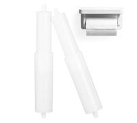 CIMAXIC 2 Piezas Rodillos Retráctiles para Papel Higiénico Resorte, Eje de Plástico para Soporte de Caja de Pañuelos, Accesorios de Baño para Hotel y Hogar, Portarrollos Duradero y Fácil