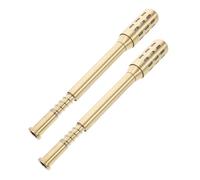 CIMAXIC 2 Piezas Varilla de Moxibustión de Cobre Dorada para Relajación Profunda Muscular, Portátil y Adecuado para Cuello y Hombros en Uso Doméstico y Viajes