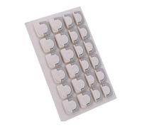 CIMAXIC 24piezas Protectores De Enchufe Eléctrico Para Bebés Cubiertas De Enchufe Hogar Protegen Contra Choques Eléctricos Uso Seguro Dormitorios y Salas De