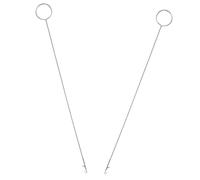 CIMAXIC 2piezas Ganchos Inoxidable Para Coser Cinturones Accesorios Para Tejer