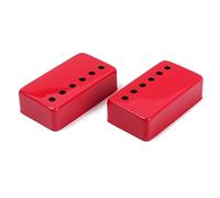 CIMAXIC 2piezas Pastillas Humbucker Metálica y Latón Protectora Para Guitarra Roja
