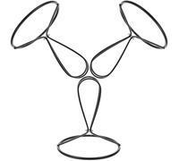 CIMAXIC 3 Clips para Pantalla de Lámpara de Metal Negro 80 Mm Portalámparas Clip para Lámparas de Mesa y Accesorios DIY de Escritorio y Candelabros