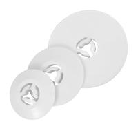 CIMAXIC 3 Tapas para Pasadores de Carrete para Máquinas de Coser Domésticas, Accesorio de Plástico Blanco, Ligero Costura Precisa