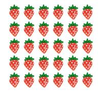 CIMAXIC 30 Piezas Decoración Uñas Frutas Fresa Charms para Mujeres DIY Arte Uñas Accesorios Versátiles para Manualidades