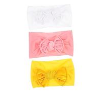 CIMAXIC 3piezas Cinta Pelo Bebe Diadema Niña Bandas Cabello Decorativas Nailon Transpirable