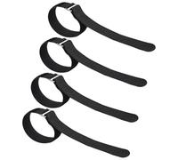 CIMAXIC 4 Correas Antideslizantes para Crampones Punta, Correa de Zapato Ajustable de Nylon con Cierre de Contacto, Accesorio para Calzado de Montaña y Nieve, Uso en Senderismo y