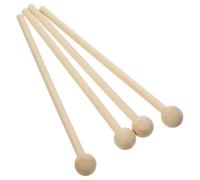 CIMAXIC 4 Mazos de Percusión de Madera para Instrumentos Auxiliares y Xilófonos Diseño Ergonómico y Punta en Bola para Enseñanza Musical y Preparación Instrumental