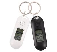 CIMAXIC 4 Relojes Digitales Llavero: Mini Reloj electrónico de Bolsillo para Mochila - Llavero de plástico con Clip para exámenes, hogar, Oficina y Uso al Aire Libre.